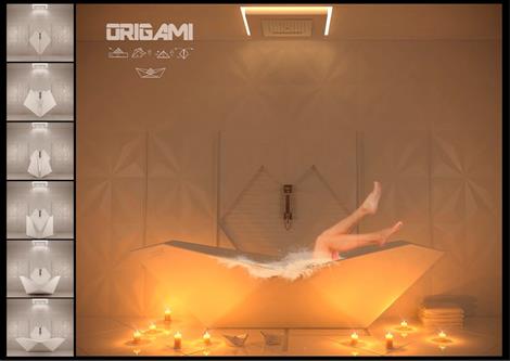 Origami-Bath